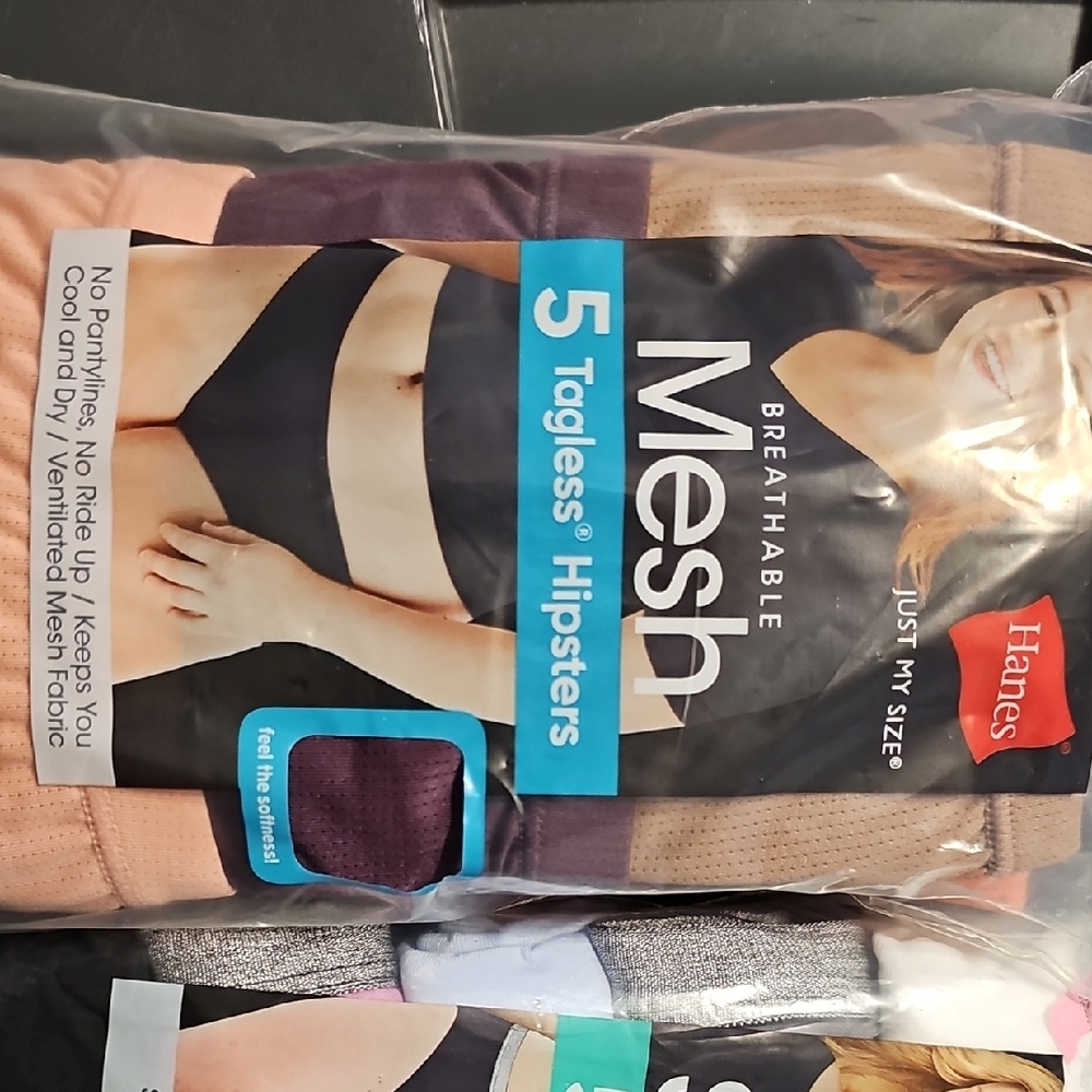 Hanes Women's Breathable Mesh Tagless Hipsters - Multi Sz 5x/13